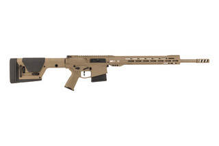Rise Armament 1121XR .308 Winchester Precision Rifle in FDE with 20-inch barrel is an AR10 platform that's great for hunting and long range shooting.